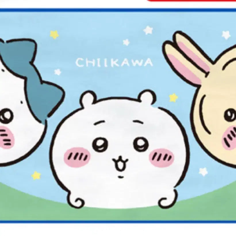 [BUNJANG] Cheekawa Hachiware Usagi Fluffy Picnic Mat / 먼작귀 치이카와 하치와레 우사기 폭신폭신 피크닉 매트