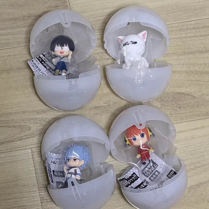 [BUNJANG] Gintama Okotta (Angry) Gacha Full Set / 4종 일괄) 은혼 오콧타 화났어 가챠 풀셋