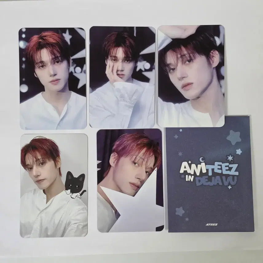 [BUNJANG] Ateez Aniteez Wooyoung Photocard Set / 에이티즈 애니티즈 데자부 팝업 트레카 우영 포카 세트 Ateez Aniteez Wooyoung poca