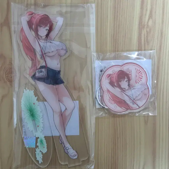 [BUNJANG] Nikke Summer Vacation Kuji Lapl A Prize Acrylic Stand &amp; C Prize Acrylic Keyring / 니케 여름방학 쿠지 A상 라피 아크릴스탠드 &amp; C상 라피 아크릴 키링