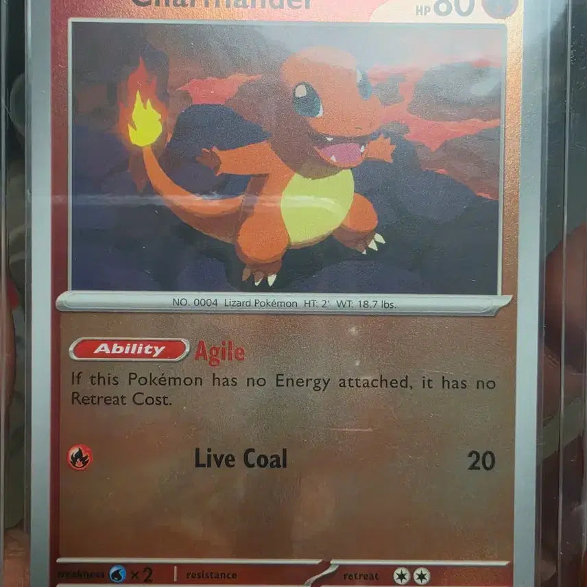 [BUNJANG] Pokemon TCG Charmander Card 011/094 - Phantasmal Flames (English Edition) / 포켓몬카드 리자드몬 011/094 파이리 북미