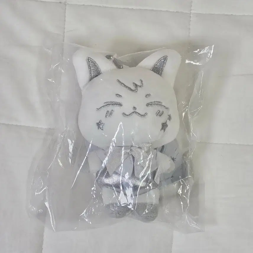 [BUNJANG] Ateez Aniteez Popup San Plush Keyring / 에이티즈 애니티즈 팝업 최산 실버 인형 Aniteez popup Ateez San Poca