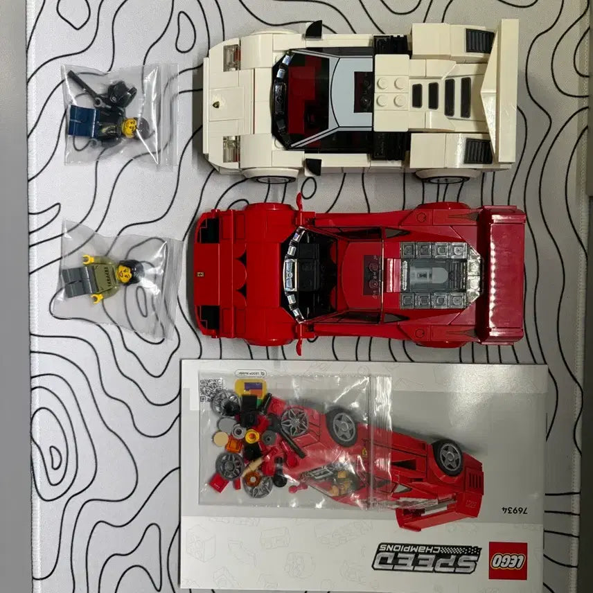 [BUNJANG] LEGO Speed Champions Lamborghini Countach &amp; Ferrari F40 Set / 레고 스피드 챔피언 람보르기니 쿤타치+페라리 F40