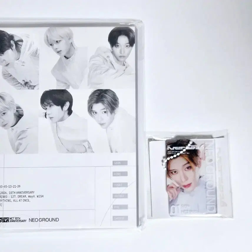[BUNJANG] NCT NCT WISH Sion Neo City: Japan Lenticular Keychain Group Photo / 엔시티 네오그라운드 엔시티위시 시온 렌티큘러 키링 그룹포토