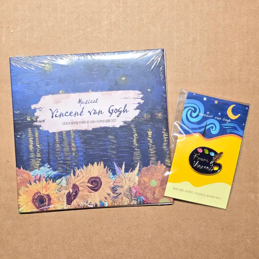 [BUNJANG] Unsealed 2024 Musical Vincent van Gogh 10th Anniversary Live OST + Badge / 미개봉)2024 뮤지컬 빈센트반고흐 10주년 실황ost + 뱃지,증정