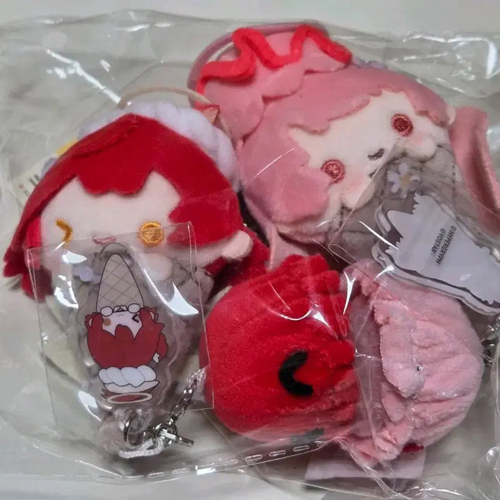 [BUNJANG] Arknights Remu En, Exia, Synsia Plush Doll Set / 명일방주 르무엔 엑시아 신시아 플러시 인형 세트