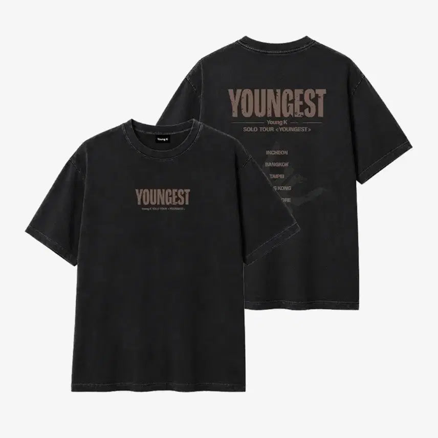 [BUNJANG] YOUNGEST Solo Tour T-Shirt (Sealed) + Solo Concert Confetti / 영기스트 티셔츠 완전 미개봉 (+솔콘 컨페티)