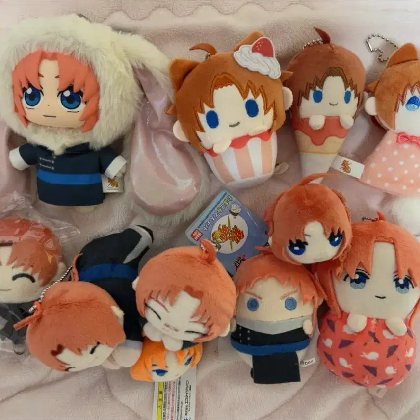 [BUNJANG] Gintama Bundle Set Kamui Cupcake Plush Ice Teruteru Hug Character Tetecore Tamakoromochi / 일괄 은혼 카무이 컵케이크 아이스 테루테루 허그캬라 테테코레 타마코로 모찌 등