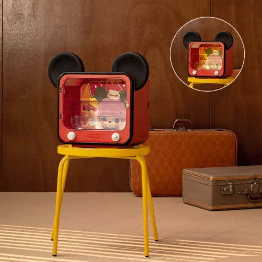 [BUNJANG] Pop Mart Dimoo World x Disney Series TV Luminous Display Container / 팝마트 디무 월드 x 디즈니 시리즈 TV 루미너스 디스플레이 컨테이너 미개봉