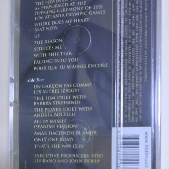 [BUNJANG] Celine Dion The Collectors Series Vol. 1 Best Collection Cassette Tape (Sealed) / 셀린 디온 The Collectors Series Vol.1 / 베스트 컬렉션 (미개봉 카세트테이프)