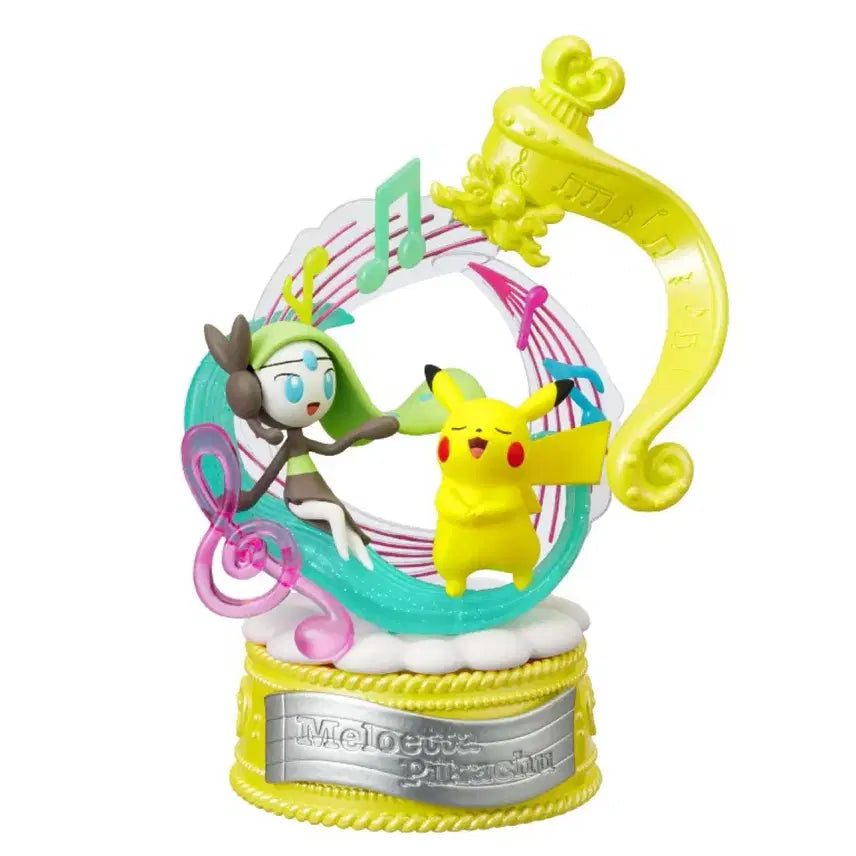[BUNJANG] Re-Ment Pokemon Pop Melody Pikachu &amp; Meloetta Figure (Voice Form) / 리멘트 포켓몬스터 팝 멜로디 피규어 1번 피카츄 메로엣타 보이스폼