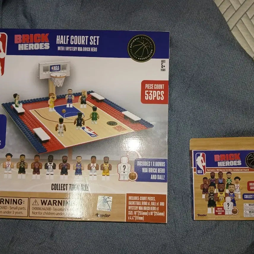 [BUNJANG] NBA Brick Heroes Half Court Set (+ Figure) &amp; One Piece Ichiban Kuji G Prize Small Dish / NBA 브릭히어로즈 하프코트 세트(+피규어)+원피스 이치방쿠지 G상 히로인즈 소그릇