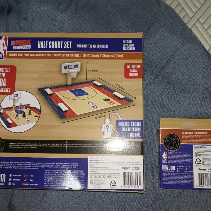 [BUNJANG] NBA Brick Heroes Half Court Set (+ Figure) &amp; One Piece Ichiban Kuji G Prize Small Dish / NBA 브릭히어로즈 하프코트 세트(+피규어)+원피스 이치방쿠지 G상 히로인즈 소그릇