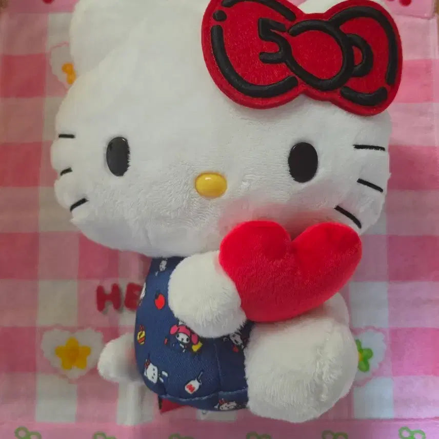 [BUNJANG] Hello Kitty 50th Anniversary Plush / 헬로키티 50주년 인형