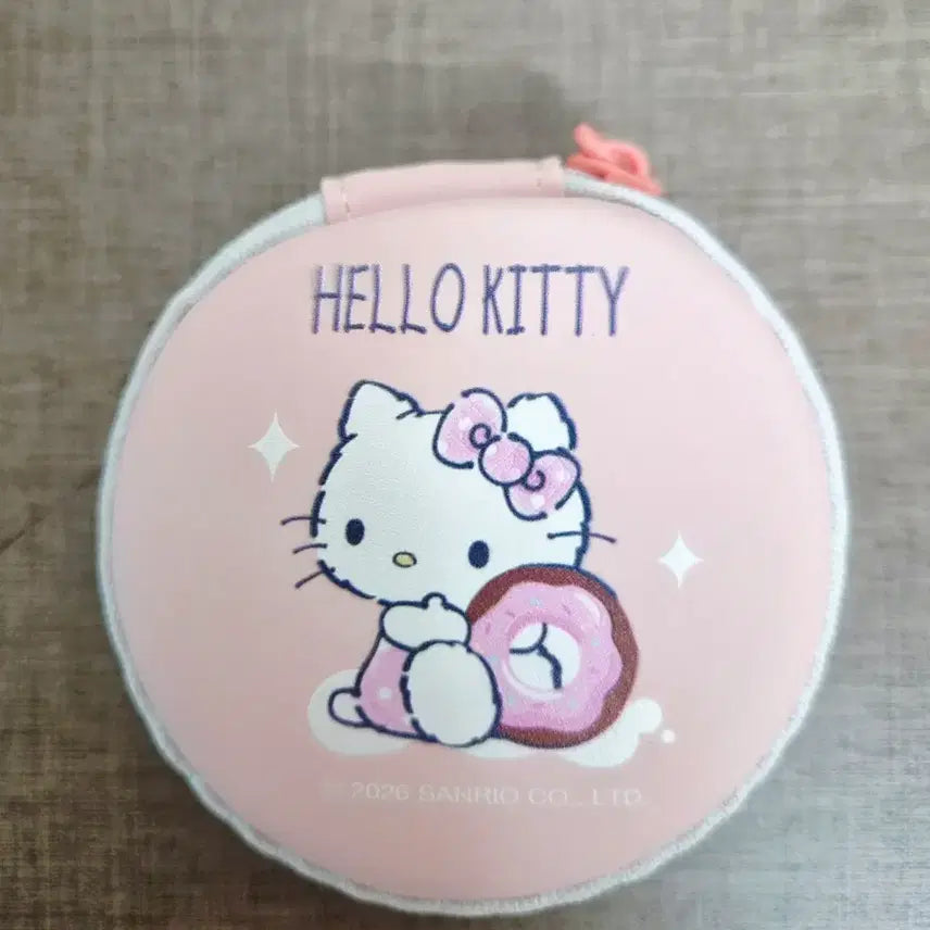 [BUNJANG] Hello Kitty Wired Earphone Pouch Pink / 헬로키티 유선이어폰 파우치 핑크 새상품