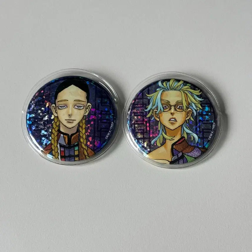 [BUNJANG] DoriBev Haitani Rindo Original Art Exhibition Can Badge Set / 도리벤 하이타니 린도 원화전 캔뱃지 21개
