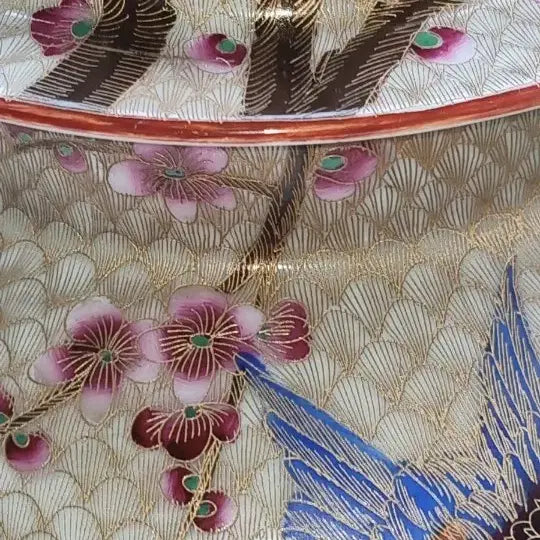 [BUNJANG] Qing Dynasty Qianlong Period Gilt Enameled Porcelain Vase with Flower and Bird Motif / 대청 건륭년제 각화전금 화조문 대관 높이45센치 중국도자기 고도자 골통품