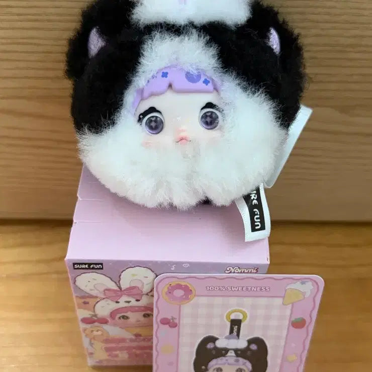 [BUNJANG] Nomi Sweet Dessert Keyring (Unsealed) / 노미 달콤 디저트 키링 (단순개봉) 검정