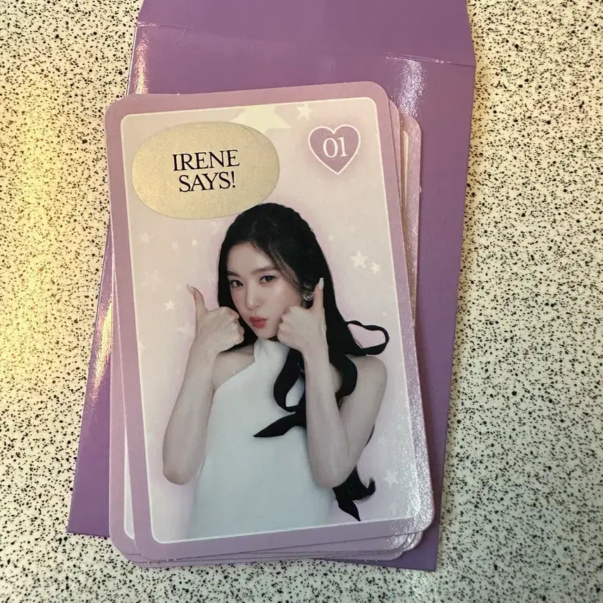 [BUNJANG] Red Velvet Irene I Will Concert Speech Photocard 01 / [판매] 레드벨벳 아이린 I will 콘서트 스피치 포토카드 01
