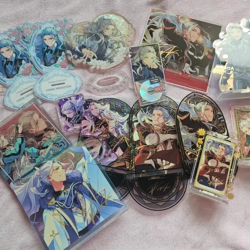 [BUNJANG] Ensemble Stars Ran Nagisa Acrylic Stand Bundle Set / 앙스타 란 나기사 아크릴 일괄 판매