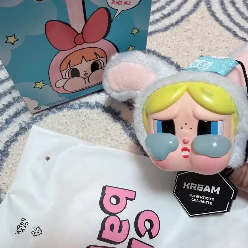 [BUNJANG] Pop Mart Crybaby Powerpuff Girls Rabbit Bubble / 팝마트 크라이베이비 피워퍼프걸 토끼 버블