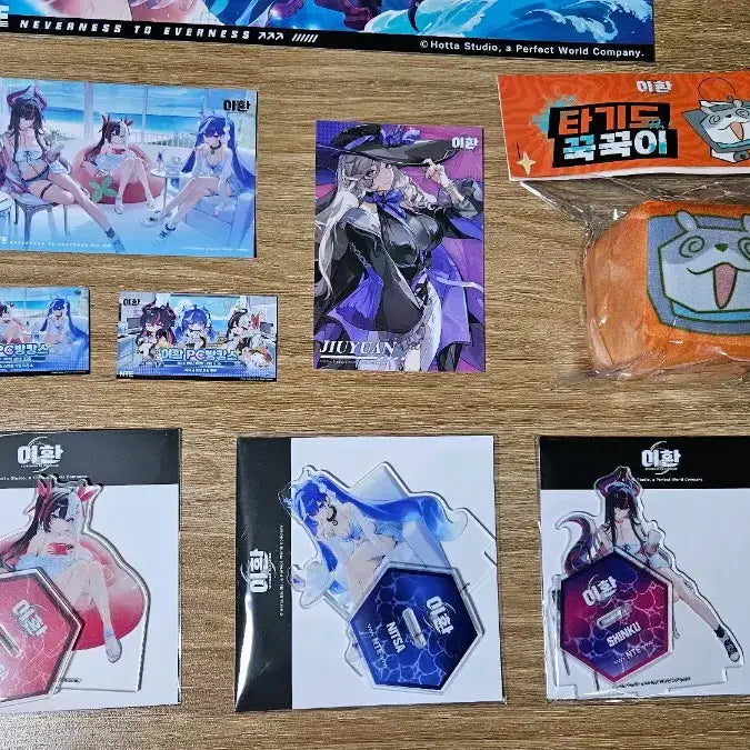 [BUNJANG] NTE Lee Hwan PC Bang Vacation Pop Up Lacrimosa Shinku Nisha Acrylic Standee + Purchase Bonus / NTE 이환 PC Bang Vacation Pop Up  Lacrimosa Shinku Nisha Acrylic Standee + Purchase Bonus