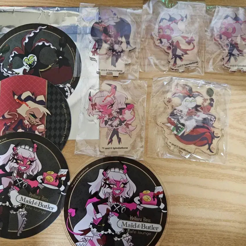 [BUNJANG] Heluva Boss Collaboration Cafe Acrylic Stand Bundle Set / 일괄) 헬루바보스 콜라보카페 아크릴