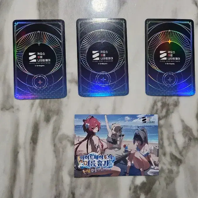 [BUNJANG] Chaos Zero Nightmare CZN Comic World Summer Vacation 8th Photocard Set / Chaos Zero Nightmare Summer Vacation CZN Comic World 8th Seoco Photo Card Set