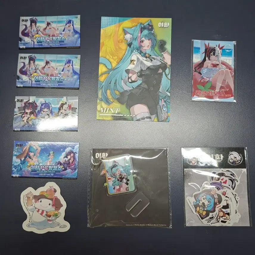 [BUNJANG] NTE Lee Hwan PC Bang Vacation Pop-Up GGX Special Bonus Mint Set Unused / NTE 이환 PC Bang Vacation Pop-Up GGX Special Bonus  Mint Set  Unused Vacation Set