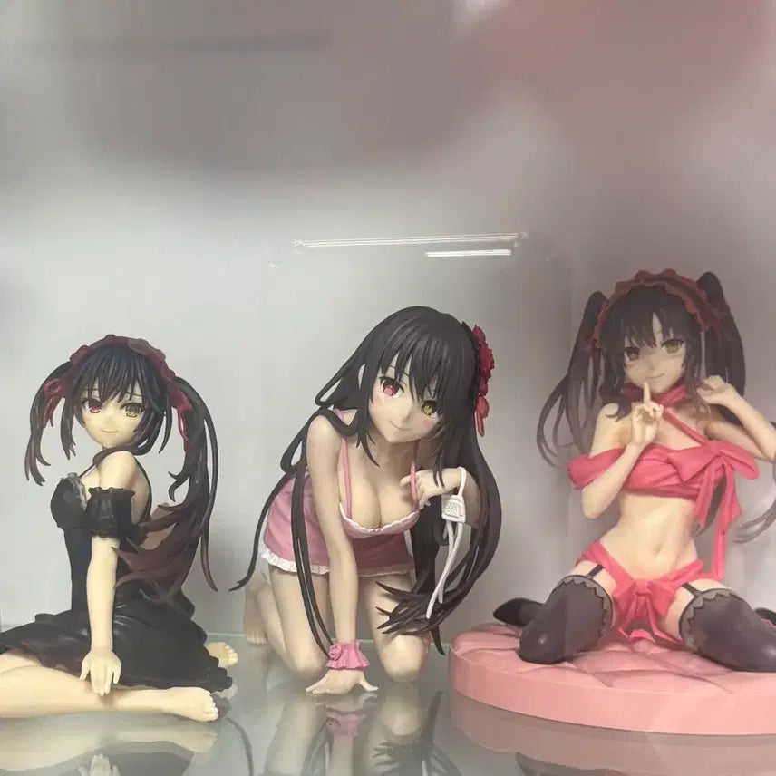 [BUNJANG] Date A Live Tokisaki Kurumi Figure 3-Figure Bundle Set / 오늘만4만원))) 데이트 어 라이브 토키사키 쿠루미 피규어 3개 일괄 생일데스크탑