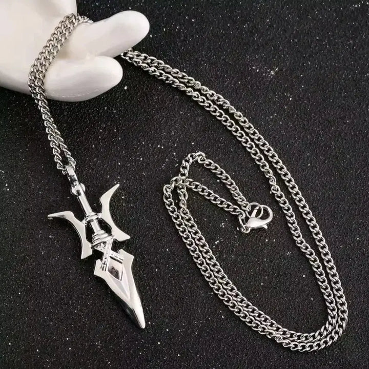 [BUNJANG] Death Note Misa Amane Necklace Cosplay Accessory / (최저가/택포) 데스노트 아마네 미사 낫 목걸이 코스프레