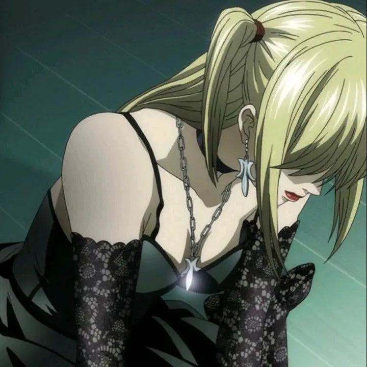 [BUNJANG] Death Note Misa Amane Necklace Cosplay Accessory / (최저가/택포) 데스노트 아마네 미사 낫 목걸이 코스프레