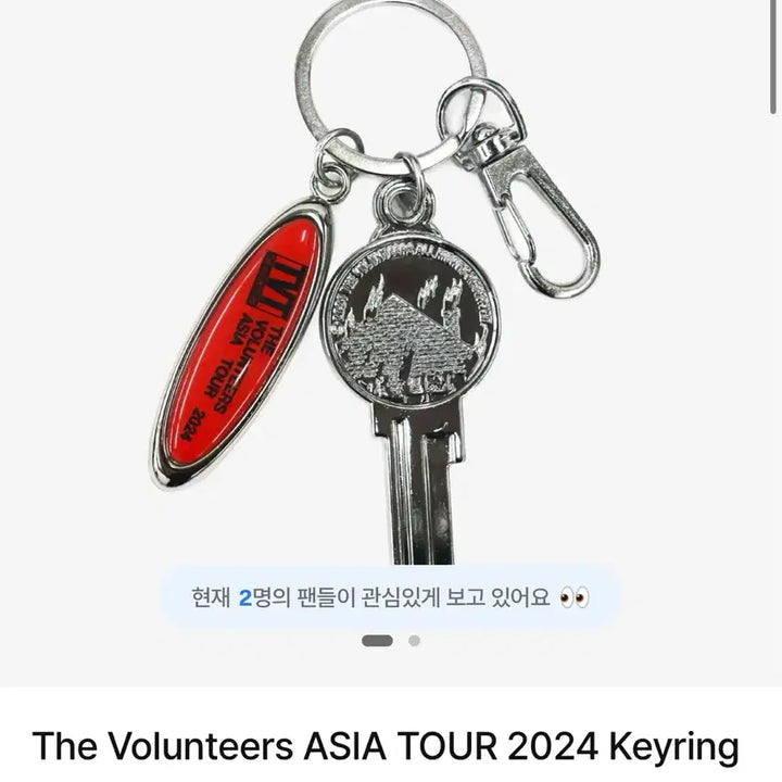 [BUNJANG] Yerin Baek The Volunteers 2024 Asia Tour Keyring / 백예린 더발룬티어스 2024 아시아투어 키링