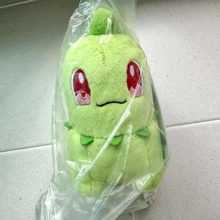 [BUNJANG] Pokemon 30th Anniversary Ichiban Kuji D Prize Chikorita Plush / (D상 치코리타 일본 내수용) 포켓몬스터 30주년 쿠지 D상 이치방쿠지 제일복권 인형 누이