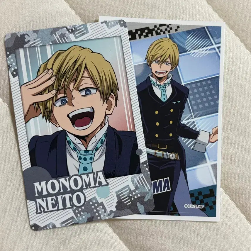 [BUNJANG] My Hero Academia Monoma Neito Card &amp; Sticker Set / 나의 히어로 아카데미아 모노마 네이토 카드,스티커