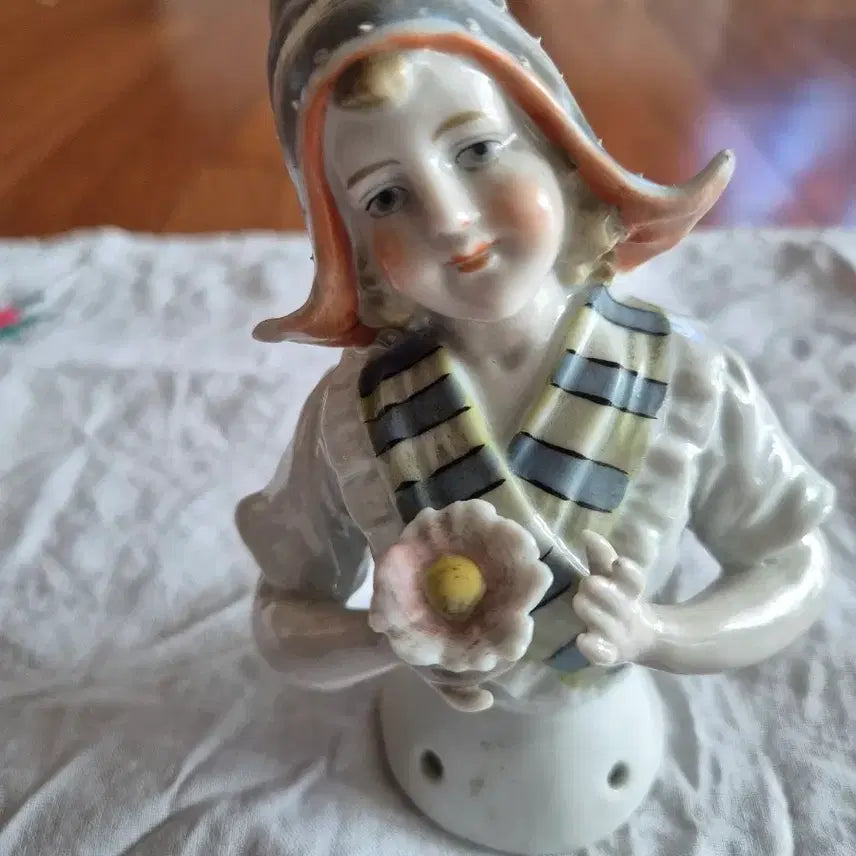 [BUNJANG] Antique Porcelain Doll Half-Doll / 앤틱 도자기 인형 하프돌