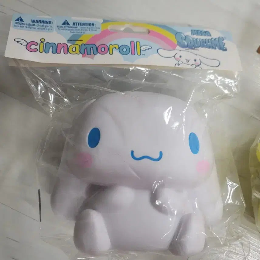 [BUNJANG] Sanrio Cinnamoroll Mega SquishMe Large Slow-Rising Plush Doll / [미개봉/정품] 산리오 메가 스퀴시미(Mega SquishMe) 대형말랑이 인형 - 시나모롤