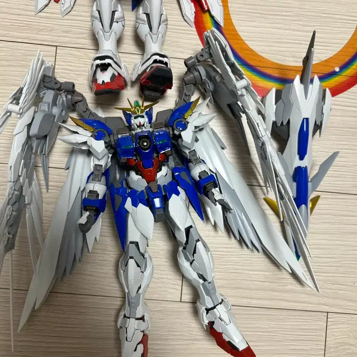 [BUNJANG] HI-RESOLUTION God Gundam + Wing Zero (Assembled) - Bundle Set / 가조립 하이레졸루션 갓건담 + 윙제로 일괄 판매합니다