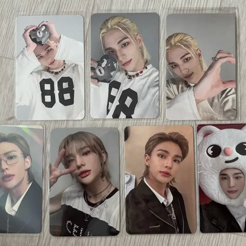 [BUNJANG] Stray Kids Hyunjin Maxident Photocard Bundle Set / 스트레이키즈 스키즈 현진 맥시던트 포카 7종 일괄
