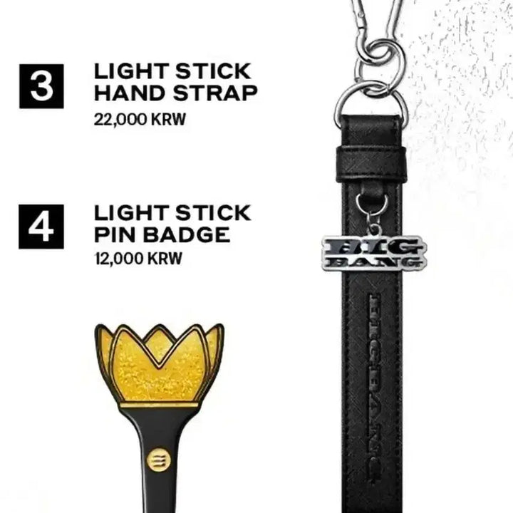 [BUNJANG] BIGBANG 20th Anniversary Bang Bong Light Stick + Hand Strap (Sealed) / 빅뱅 20주년 뱅봉 응원봉+핸드 스트랩 미개봉