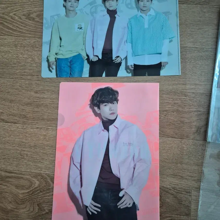 [BUNJANG] EXO CBX Chen, Baekhyun, Xiumin Photobook Clear File Set / 엑소 화보 클리어 파일 2종