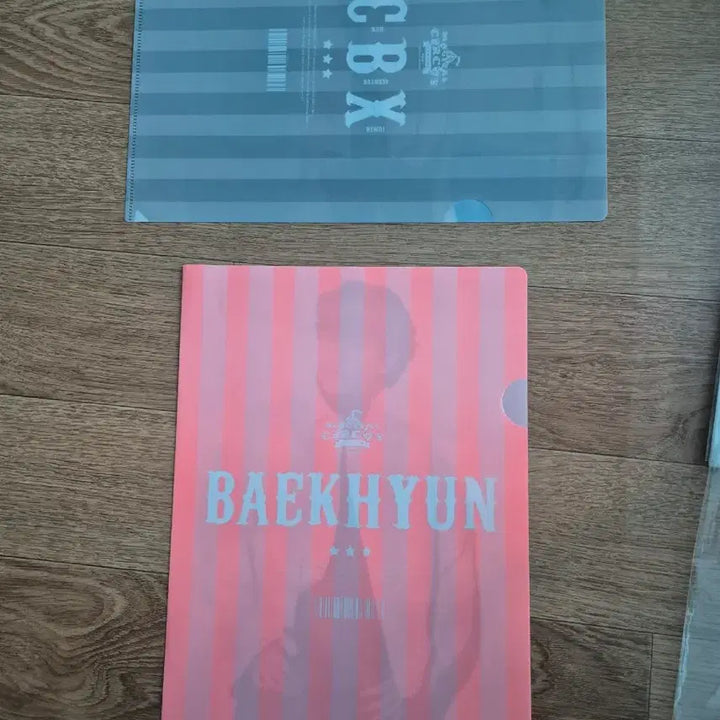 [BUNJANG] EXO CBX Chen, Baekhyun, Xiumin Photobook Clear File Set / 엑소 화보 클리어 파일 2종