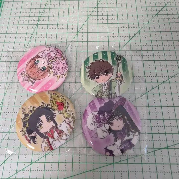 [BUNJANG] CLAMP Festival Post-Event Exclusive Pin Badges Bundle Set (Sakura, Asura, Yuko, Syaoran) / 클램프전 후기 구매특전 캔뱃지 사쿠라 아수라 유코 샤오랑 일괄