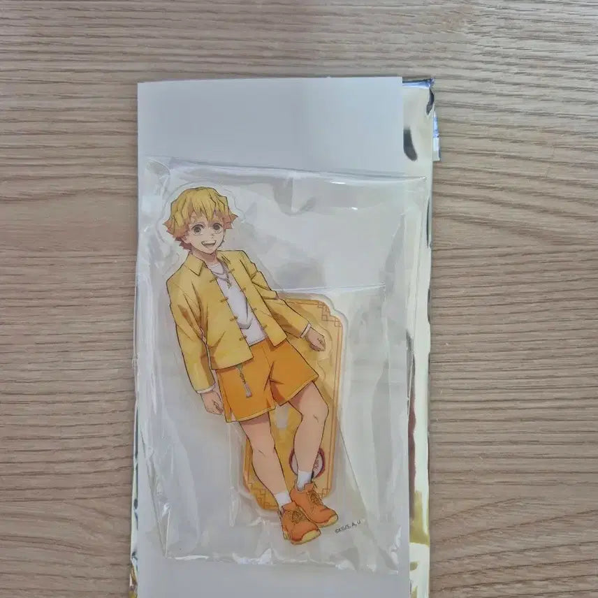[BUNJANG] Demon Slayer Chinese Exclusive Popup Acrylic Stand Zenitsu (Gold Card Bonus) / 귀멸의 칼날 중국 한정 팝업 아크릴 스탠드 젠이츠
