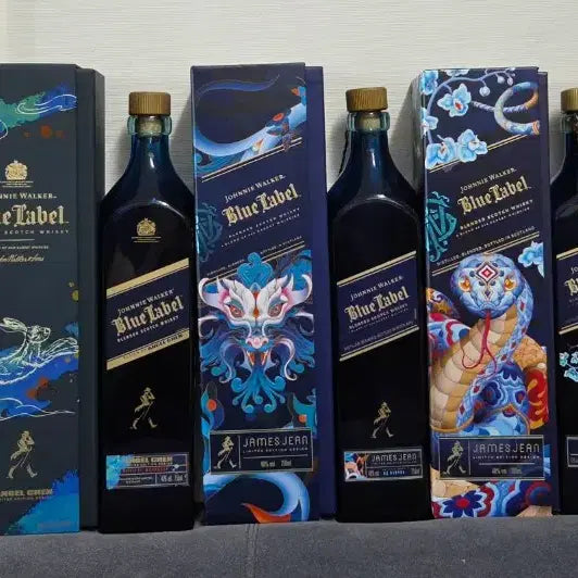 [BUNJANG] Johnnie Walker Blue Label Limited Edition Whiskey Empty Bottle with Case / 조니워커 블루라벨 한정판 위스키 공병
