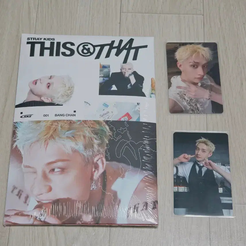 [BUNJANG] Stray Kids THIS&amp;THAT HMV Lucky Draw Bundle Set Bang Chan Photocard / 스트레이키즈 디스앤댓 HMV 특전 럭드 방찬 포카 일괄