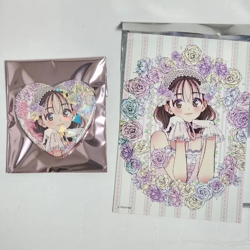 [BUNJANG] Tamon-kun Utage Bromide &amp; Heart Can Badge / Postcard Photo Set / 타몬군 지금 어느쪽 우타게 브로마이드&amp;하트 캔뱃지 / 엽서 인화사진