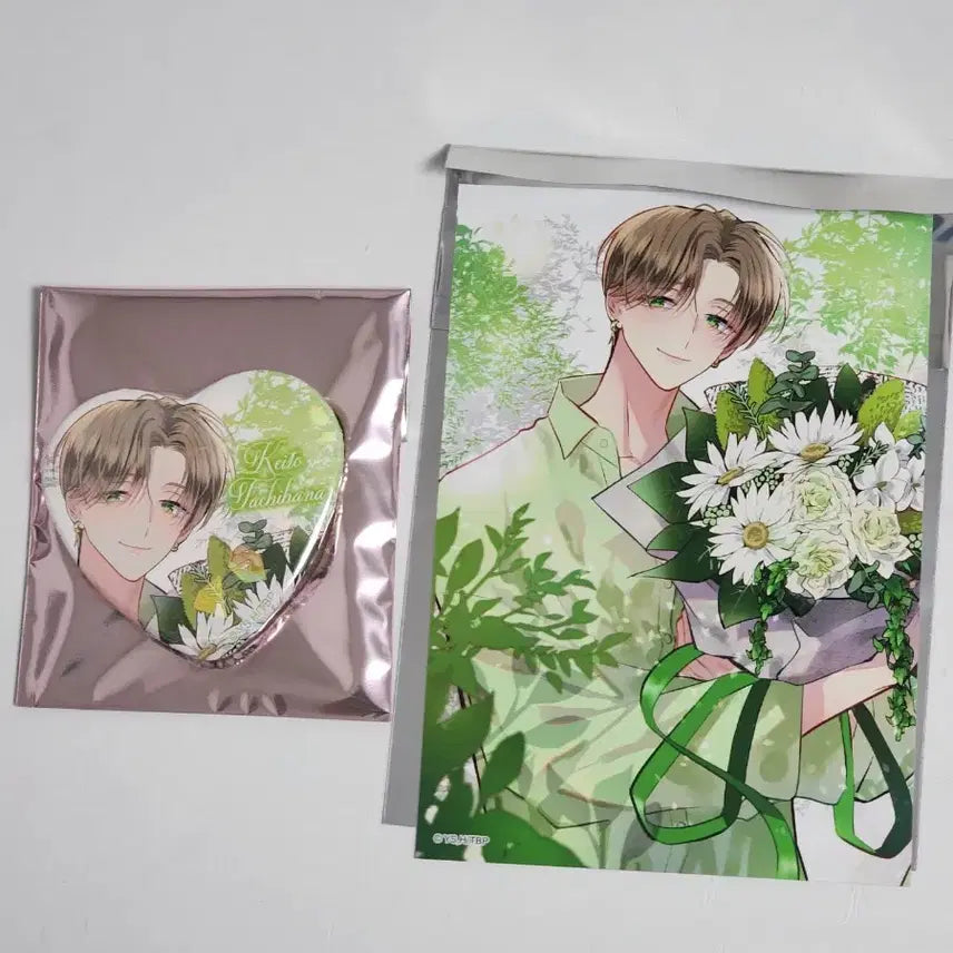 [BUNJANG] Tamura Kun Bromide &amp; Heart Can Badge / Postcard Photo Set / 타몬군 지금 어느쪽 케이토 브로마이드&amp; 하트 캔뱃지 / 엽서 인화사진
