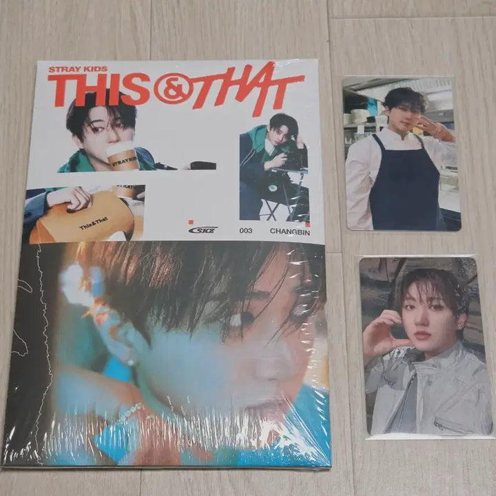 [BUNJANG] Stray Kids THIS&amp;THAT HMV Lucky Draw Changbin Photocard Bundle Set / 스트레이키즈 디스앤댓 HMV 특전 럭드 창빈 포카 일괄