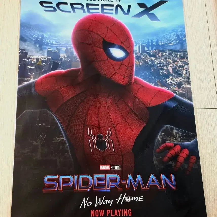 [BUNJANG] Marvel Spider-Man: No Way Home ScreenX Poster (A3) / [초희귀한정판]영화 마블 스파이더맨 노웨이홈 스크린엑스 포스터(A3)